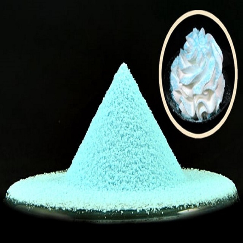 Пудра сахарная нетающая "Бархатная голубая", 100г
